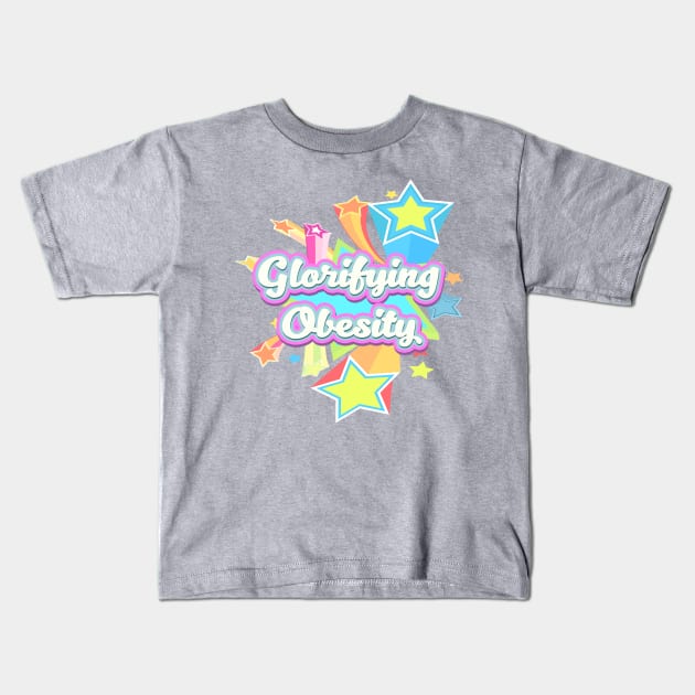 Glorifying Obesity ... like a BOSS Kids T-Shirt by Big Sexy Tees